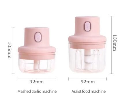 Multifunction Portable Electric Handheld Meat & Garlic Chopper – Multi-Purpose Grinder & Press