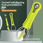Multifunction Stainless Steel Fruit Carving Kit – Ball Scooper, Separator, Carving Tool Set