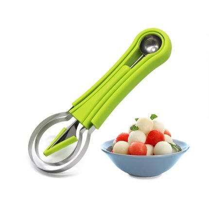 Multifunction Stainless Steel Fruit Carving Kit – Ball Scooper, Separator, Carving Tool Set