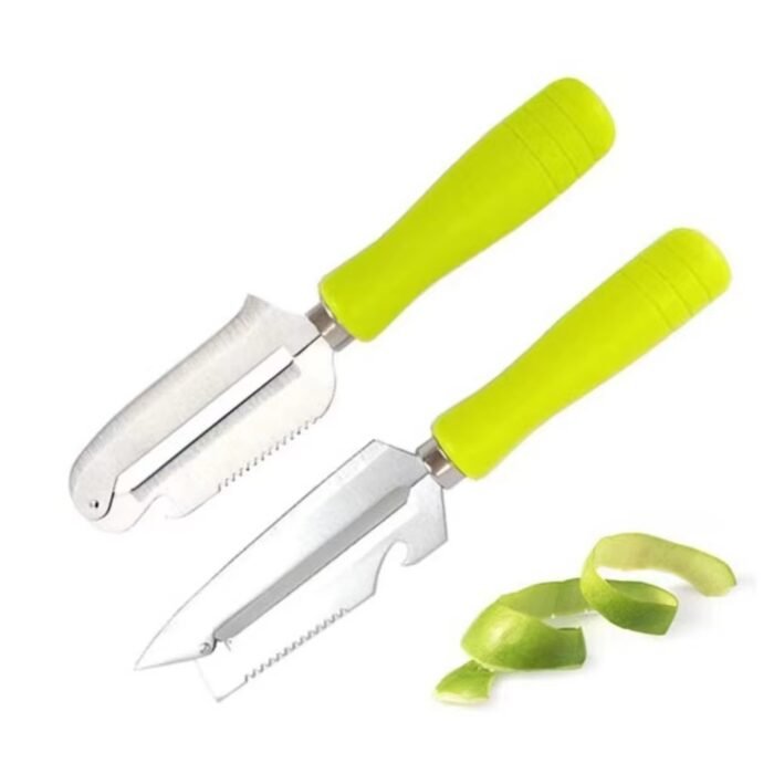 Multifunctional Swivel Fruit & Vegetable Peeler – Includes Julienne Blade