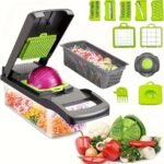 Multifunctional Vegetable Slicer Dicer Cutter – High-Efficiency Food Chopper with Interchangeable Blades