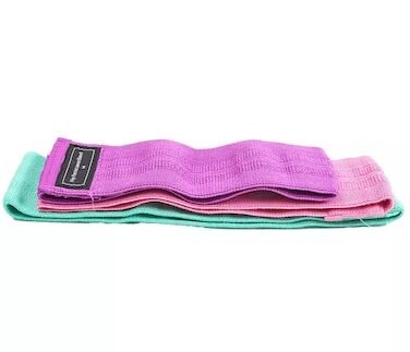 Non-Slip Fabric Hip Resistance Bands – Fitness Exercise Bands for Squats,Legs & Abs, Hip Training