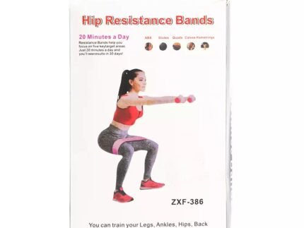 Non-Slip Fabric Hip Resistance Bands – Fitness Exercise Bands for Squats,Legs & Abs, Hip Training