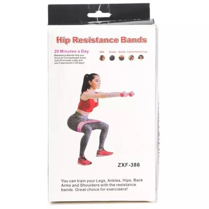 Non-Slip Fabric Hip Resistance Bands – Fitness Exercise Bands for Squats,Legs & Abs, Hip Training
