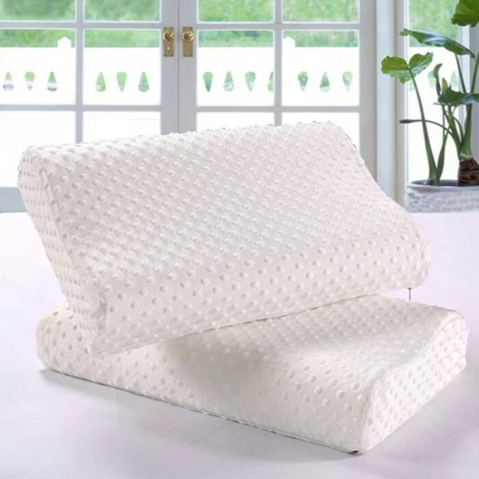 Orthopedic Side-Sleeper Pillow – Memory Foam Core with Washable Removable Cover