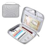 Portable 2-in-1 Travel Organizer Bag – Scratch-Proof Storage Case for Electronics, Cables, Passport & Cards with Handle