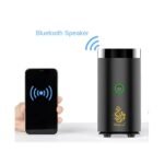Portable Electric Bakhoor Burner for Car & Home – Metal Design with Bluetooth Speaker