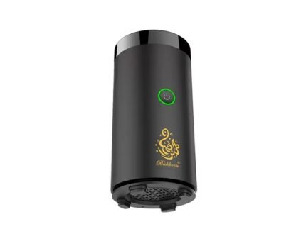 Portable Electric Bakhoor Burner for Car & Home – Metal Design with Bluetooth Speaker