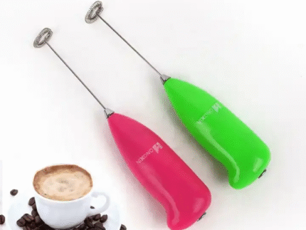 Portable Electric Milk Frother – Handheld Mini Coffee Whisk & Matcha Mixer for Home & Travel