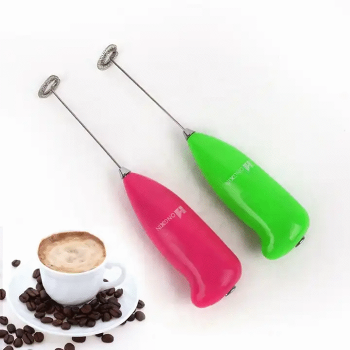 Portable Electric Milk Frother – Handheld Mini Coffee Whisk & Matcha Mixer for Home & Travel