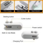 Portable Food Bag Heat Sealer – Handheld USB Rechargeable Mini Sealing Machine