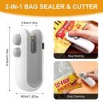 Portable Food Bag Heat Sealer – Handheld USB Rechargeable Mini Sealing Machine