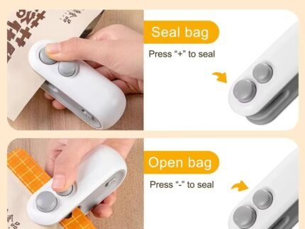 Portable Food Bag Heat Sealer – Handheld USB Rechargeable Mini Sealing Machine