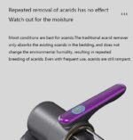 Portable Handheld UV Dust Mite Remover – USB Rechargeable Bed Vacuum Cleaner for Household Use (1)