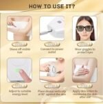 Portable Laser Hair Remover – IPL Epilator for Full-Body Use