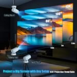 Portable Magcubic HD Projector – Android LED Cinema Projector with 8000 Lumens