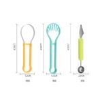 Portable Multi-Functional Fruit Tool – Stainless Steel Melon Baller, Ice Cream Scoop & Cutter