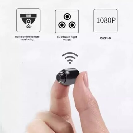 Portable Wireless Home Security Mini Camera – 1080P Wireless IP Cam with Motion Detection