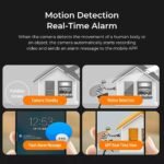 Portable Wireless Home Security Mini Camera – 1080P Wireless IP Cam with Motion Detection