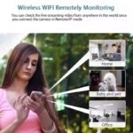 Portable Wireless Home Security Mini Camera – 1080P Wireless IP Cam with Motion Detection
