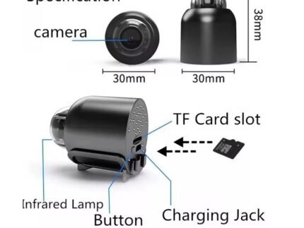 Portable Wireless Home Security Mini Camera – 1080P Wireless IP Cam with Motion Detection