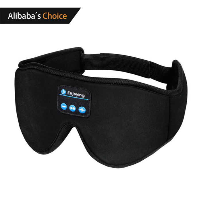 Premium Bluetooth Sleep Mask Earbuds – 3D Contour Wireless Music Eye Mask for Sleep & Travel
