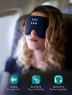 Premium Bluetooth Sleep Mask Earbuds – 3D Contour Wireless Music Eye Mask for Sleep & Travel