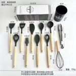 Premium Silicone Kitchen Utensils Set – Heat-Resistant Non-Stick Cooking Tools for Home & Professional Use
