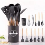 Premium Silicone Kitchen Utensils Set – Heat-Resistant Non-Stick Cooking Tools for Home & Professional Use