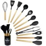 Premium Silicone Kitchen Utensils Set – Heat-Resistant Non-Stick Cooking Tools for Home & Professional Use
