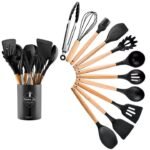 Premium Silicone Kitchen Utensils Set – Heat-Resistant Non-Stick Cooking Tools for Home & Professional Use