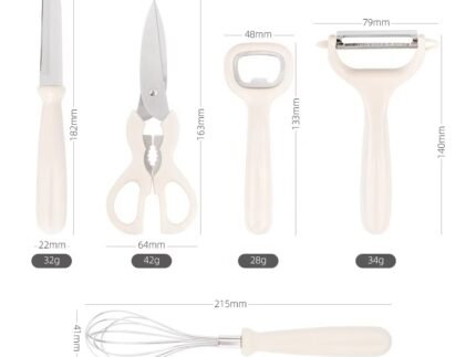 Premium Stainless Steel Fruit & Vegetable Paring Knife Set – Essential Kitchen Utility Knives