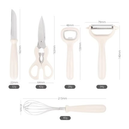 Premium Stainless Steel Fruit & Vegetable Paring Knife Set – Essential Kitchen Utility Knives