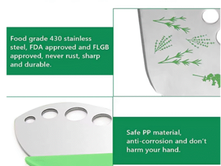 Premium Stainless Steel Herb Leaf Stripper – Kitchen Tool for Quickly Removing Herb Stems & Leaves