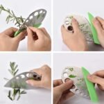 Premium Stainless Steel Herb Leaf Stripper – Kitchen Tool for Quickly Removing Herb Stems & Leaves