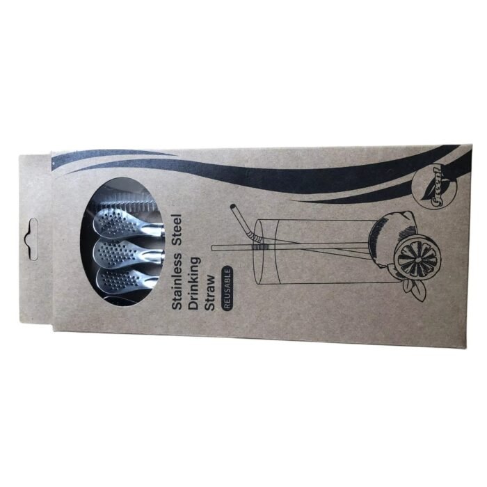 Premium Stainless Steel Yerba Mate Bombilla Straw with Built-In Filter and Cleaning Brush