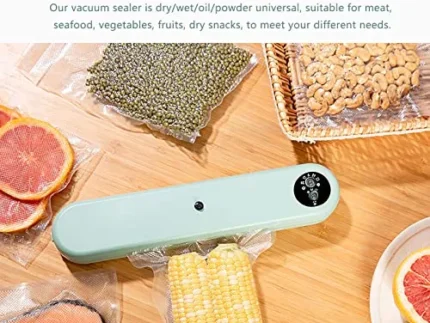 Premium Wet & Dry Food Vacuum Sealer Machine with Vacuum Bags – Freshness Preservation & Food Storage System
