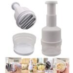 Proud Choice Manual Hand-Press Vegetable Chopper & Mixer – 3 Stainless Steel Blades, Multicolour Kitchen Tool
