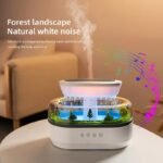 Raindrop Aromatherapy Diffuser – White Ultrasonic Aroma Mist Humidifier