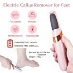 Rechargeable Electric Callus Remover – Professional Wet & Dry Foot File for Dead Skin & Smooth Heels Pedicure Tool