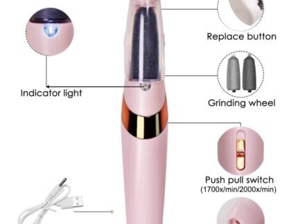 Rechargeable Electric Callus Remover – Professional Wet & Dry Foot File for Dead Skin & Smooth Heels Pedicure Tool