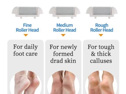Rechargeable Electric Pedicure Callus Remover – Dead Skin Scrubber & Foot Polisher for Smooth, Soft Feet