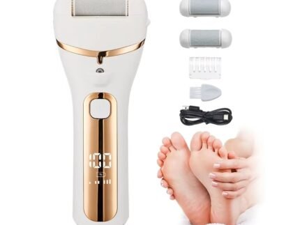 Rechargeable Electric Pedicure Callus Remover – Dead Skin Scrubber & Foot Polisher for Smooth, Soft Feet