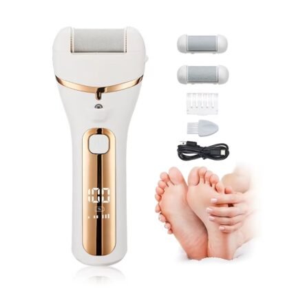 Rechargeable Electric Pedicure Callus Remover – Dead Skin Scrubber & Foot Polisher for Smooth, Soft Feet