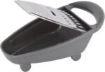 Royalford 3-in-1 Stainless Steel Flat Grater – Razor Sharp Microblade for Vegetables, Fruits & Cheese