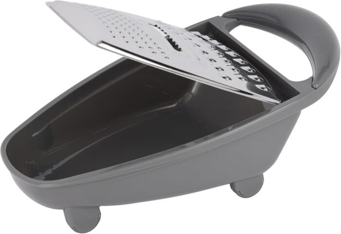 Royalford 3-in-1 Stainless Steel Flat Grater – Razor Sharp Microblade for Vegetables, Fruits & Cheese