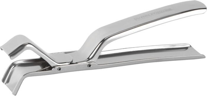 Royalford Heat Resistant Stainless Steel Kitchen Pincer Tongs – Safe Grip for Hot Utensils, Pots & Pans