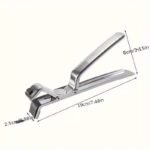 Royalford Heat Resistant Stainless Steel Kitchen Pincer Tongs – Safe Grip for Hot Utensils, Pots & Pans