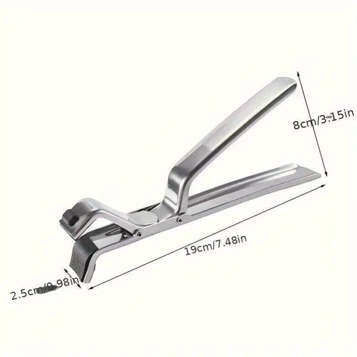 Royalford Heat Resistant Stainless Steel Kitchen Pincer Tongs – Safe Grip for Hot Utensils, Pots & Pans