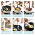 Silicone Kitchen Utensil Set with Holder – Heat Resistant Non-Stick Cooking Tools for Modern Kitchens